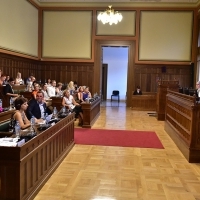 Conference “Women in today’s film industry: gender issues. Can we do better?”, Sarajevo City Hall, 21st Sarajevo Film Festival, 2015 (C) Obala Art Centar