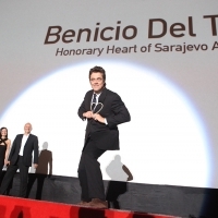 Benicio Del Toro Recieved the Honorary Heart of Sarajevo, A PERFECT DAY, HT Eronet Open Air Cinema, 21. Sarajevo Film Festival, 2015 (C) Obala Art Centar