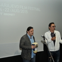 Ante Novaković and Branko Đurić, Morelia Film Festival - Special Screening of LEAVES OF THE TREE, Cinema City Multiplex, 21. Sarajevo Film Festival, 2015 (C) Obala Art Centar