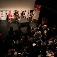 EVERYTHING YOU WANTED TO KNOW ABOUT SHORT FILM BUT WERE AFFRAID TO ASK Panel discussion, ASU Open Stage, Talents Sarajevo, 21. Sarajevo Film Festival, 2015 (C) Obala Art Centar