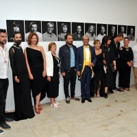 Cast and crew of the film OUR EVERYDAY LIFE, Competition Programme - Features Film, National Theatre, 21. Sarajevo Film Festival, 2015 (C) Obala Art Centar