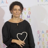 Monica Lazurean-Gorgan, A MERE BREATH / DOAR O RASUFLARE, HEART OF SARAJEVO FOR BEST DOCUMENTARY FILM, Photo Call, Festival Square, , 21. Sarajevo Film Festival, 2015 (C) Obala Art Centar