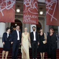 Cast and crew of the film SIERANEVADA, In Focus, Red Carpet, National Theatre, 22. Sarajevo Film Festival, 2016 (C) Obala Art Centar