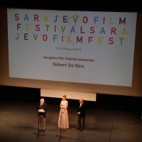 Robert De Niro, Opening ceremony of 22nd Sarajevo Film Festival at the National theatre Sarajevo, hosted by Bosnian actress Alena Džebo, 22nd Sarajevo Film Festival, 2016 (C) Obala Art Centar