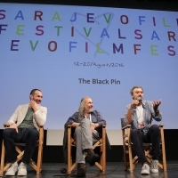 Cast and crew of the film THE BLACK PIN, Competition Programme - Press Conference, Competition Programme - Features, National theatre, 22. Sarajevo Film Festival, 2016 (C) Obala Art Centar
