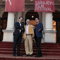 Pierre-Alexandre Moreau, Giacomo Martini and Erdmann Lange, CICAE Jury members, Red Carpet, National theatre, 22. Sarajevo Film Festival, 2016 (C) Obala Art Centar