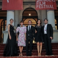 Cast and crew of the film HOSTAGES, Competition Programme, Competition Programe - Feature Film, Red Carpet, National Theatre, 23. Sarajevo Film Festival, 2017 (C) Obala Art Centar