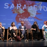 Cast and crew of the film DAYBREAK, Competition Programme Press Conference, Competition Programe - Feature Film, National Theatre, 23. Sarajevo Film Festival, 2017 (C) Obala Art Centar