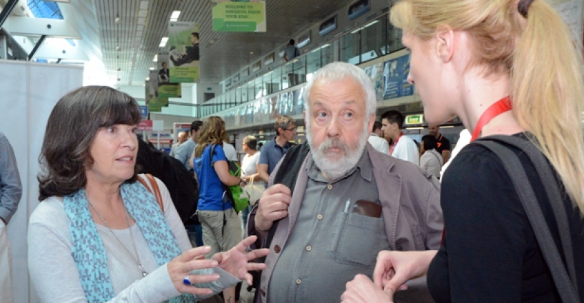 Mike Leigh Arrives in Sarajevo