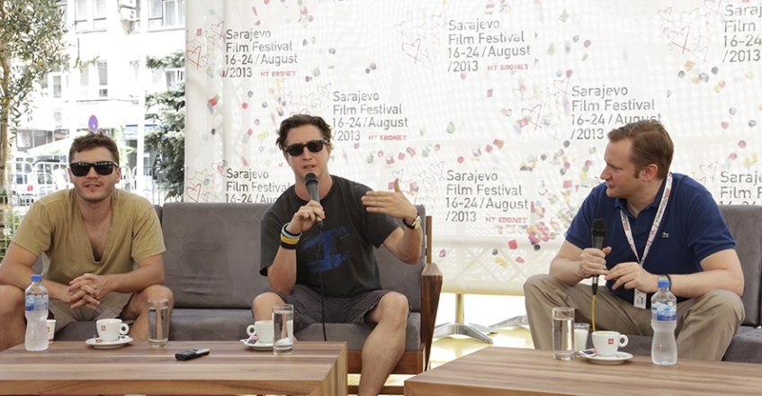 Emile Hirsch and David Gordon Green Guests of „Coffee with ...“ Programme