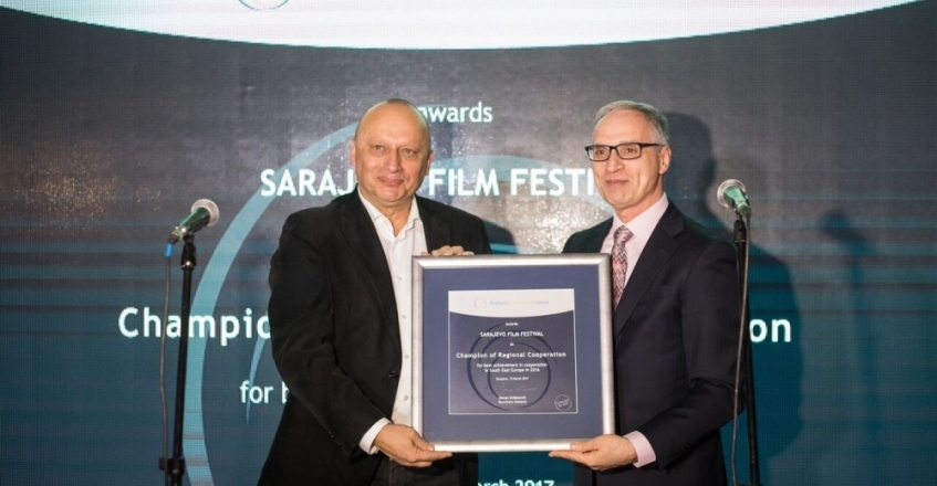 Champion of Regional Cooperation Award Presented to Sarajevo Film Festival 