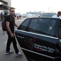 Emile Hirsch in Sarajevo, Airport, 2013, © Obala Art Centar