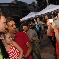 Actor Enis Bešlagić, Red Carpet, 2013, © Obala Art Centar