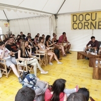 DocuCorner, Live Forum, Festival Square, 2013, © Obala Art Centar 