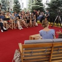 Coffee with ... Programme, Director Pablo Berger, film BLANCANIEVES, Festival Square, 2013, © Obala Art Centar 