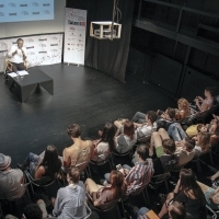 Jean-Michel Frodon Lecture, Sarajevo Talent Campus, Academy of Preforming Arts, 2013, © Obala Art Centar