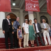 Crew of the film ADRIA BLUES,  Red Carpet, 2013, © Obala Art Centar