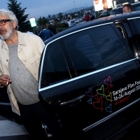 Elia Suleiman in Sarajevo, Airport, 19th Sarajevo Film Festival, 2013, © Obala Art Centar 