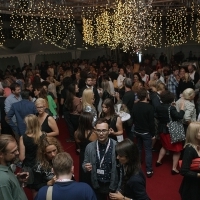 Competition Programme Welcome Drink, hosted by Parfois, Festival Square, 2013, © Obala Art Centar