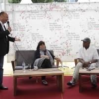 Coffe with ..., Actor Danny Glover, Katrin Cartlidge Foudation, Festival Square, 2013, © Obala Art Centar
