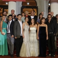 Crew of the film WITH MOM, Competition Programme Feature Film 19th Sarajevo Film Festival, Red Carpet, 2013, © Obala Art Centar

