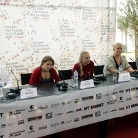 Crew of the film TALEA, Press Conference, Competition Programm Festure Film, Festival Square, 2013, © Obala Art Centar