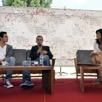 Coffee with ... Programme, Crew of the film OMAR, Festival Square, 2013, © Obala Art Centar 