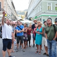 Sarajevo Sightseeing Tour, Sarajevo Mahala Tour, Sarajevo Film Festival, 2014 (C) Obala Art Centar