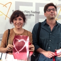 Petra Szőcs - Director of the film THE EXECUTION, Ivan Salatić - Director of the film SHELTERS - Special Jury Mention, Competition Programme - Short Film, Festival Awards, Sarajevo Film Festival, 2014 (C) Obala Art Centar
