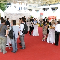 BRIDGES OF SARAJEVO Cocktail Reception, Festival Square, Sarajevo Film Festival, 2014 (C) Obala Art Centar