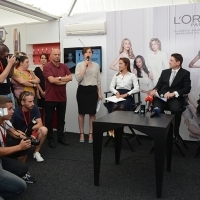 L'Oréal Paris Press Conference, Festival Square - L'Oréal Pavilion, Sarajevo Film Festival, 2014 (C) Obala Art Centar 