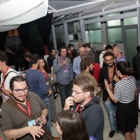 Georgian Film Centre Cocktail Reception, Hotel Bosnia - Umbrella Garden, Sarajevo Film Festival, 2014 (C) Obala Art Centar