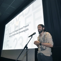 Jose Luis Valle - Director of the film WORKERS, Sarajevo Film Festival Guest Present: IMCINE, Cinema City Multiplex, Sarajevo Film Festival, 2014 (C) Obala Art Centar