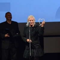 Mirsad Purivatra and Agnès B, Opening Ceremony, Honorary Heart of Sarajevo, National Theatre, Sarajevo Film Festival, 2014 (C) Obala Art Centar