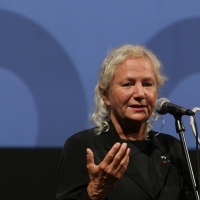 Agnès B, Opening Ceremony, Honorary Heart of Sarajevo, National Theatre, Sarajevo Film Festival, 2014 (C) Obala Art Centar