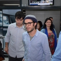 Gael García Bernal in Sarajevo, Airport, 20th Sarajevo Film Festival, 2014 (C) Obala Art Centar