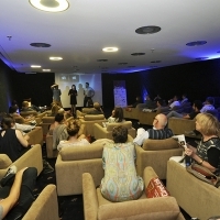 CineLink Work in Progress screenings, Hotel Europe, Sarajevo Film Festival, 2014 (C) Obala Art Centar