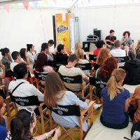 DOCUCorner - Live Forum, Festival Square, Sarajevo Film Festival, 2014 (C) Obala Art Centar