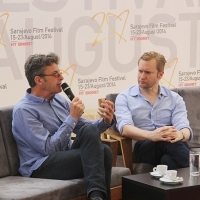 Pawel Pawlikowski - Director of the film IDA, Coffee With... Programme, Festival Square, Sarajevo Film Festival, 2014 (C) Obala Art Centar