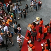 TeenArena’s special guests this year were Gradska limena glazba-muzika, the brass band from Stolac, Sarajevo Film Festival, 2014 (C) Obala Art Centar