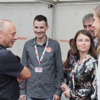 Avant-Premiere Reception: THOUSAND, Festival Square, 21. Sarajevo Film Festival, 2015 (C) Obala Art Centar