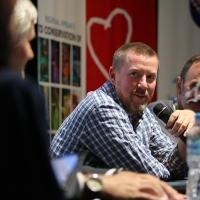 Tim Clancy (environment protection and tourism expert/Terra Dinarica), The EnviroDay, Multiplex Cinema City, 21. Sarajevo Film Festival, 2015 (C) Obala Art Centar