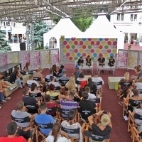 Docu Corner, Festival Square, 21. Sarajevo Film Festival, 2015 (C) Obala Art Centar