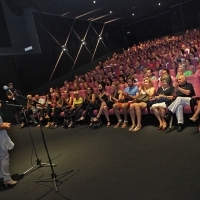 Screening of ONE DAY IN SARAJEVO, Competition Programme - Documentary Film, Multiplex Cinema City, 21. Sarajevo Film Festival, 2015 (C) Obala Art Centar