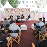 Docu Corner, Festival Square, 21. Sarajevo Film Festival, 2015 (C) Obala Art Centar