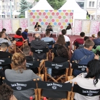 Docu Corner, Festival Square, 21. Sarajevo Film Festival, 2015 (C) Obala Art Centar