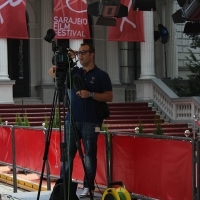 Media representatives are sending first reports, 21st Sarajevo Film Festival, 2015 (C) Obala Art Centar