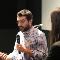 Doha Film Institute - Q&A Session with Ely Dagher and Naji Abu Nowar, moderated by Ines Tanović Sijerčić, Multiplex Cinema City, 21. Sarajevo Film Festival, 2015 (C) Obala Art Centar