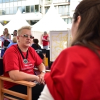 Council of Europe: Living Library, Festival Square, 21. Sarajevo Film Festival, 2015 (C) Obala Art Centar