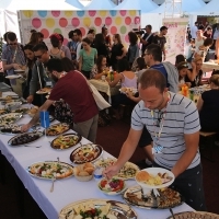 Breakfast in partnership with Bosnalijek, Festival Square, 21. Sarajevo Film Festival, 2015 (C) Obala Art Centar